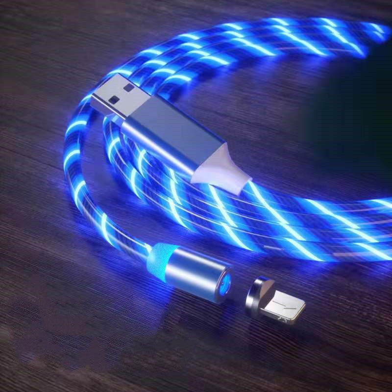 Magnetic Charging Cable Streamer Fast Charging Cable Lighting Micro USB Cable LED Magnet Charger Type-C Cable Magnetic Charging Cable Streamer Fast Charging Cable Lighting Micro USB Cable LED Magnet Charger Type-C Cable
